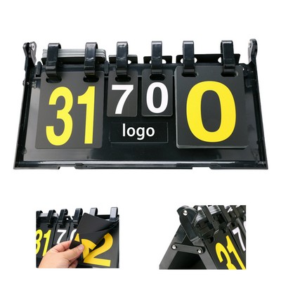 Durable PVC Four Digit Scoreboard For Basketball And Games