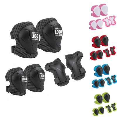 Children's Protective Knee Pad 6-Piece Set