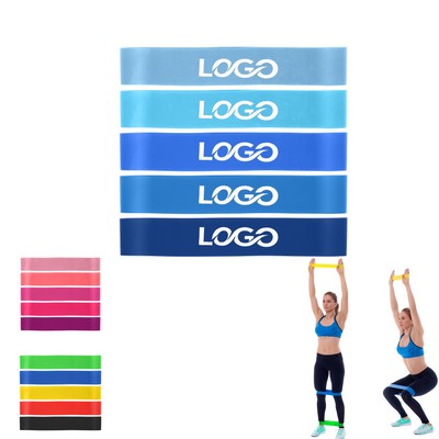 Tpe 5-Piece Multi-Resistance Level Yoga Band Set