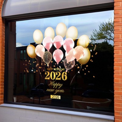 New Year Window Clings Stickers