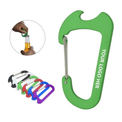 Aluminum Carabiner Bottle Opener