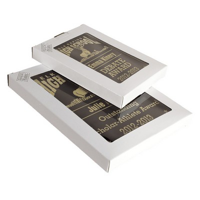 White Gift Box with Clear Window - 7x9