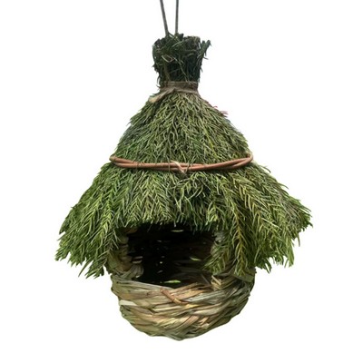 Environmentally Friendly Hand-woven Grass Bird House