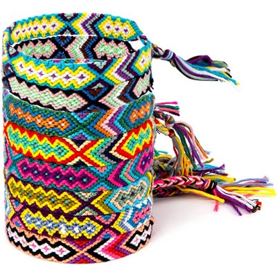 Bohemian Colored Woven Bracelet