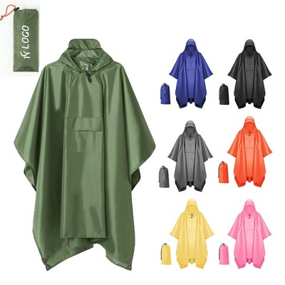 Outdoor 3-In-1 Multi-Function Rain Poncho