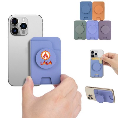 Silicone Cell Phone Wallet Card Holder