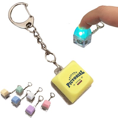 LED Keyboard Fidget Keychain