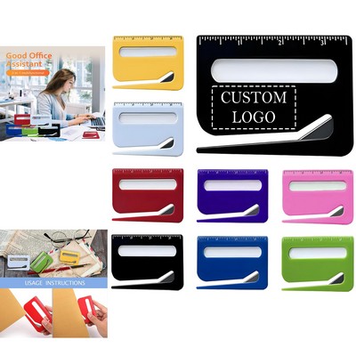 3-in-1 Magnifier Letter Opener with Ruler