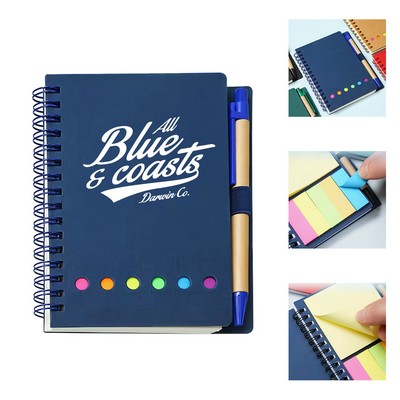 Reclaimed Paper Notebook with Sustainable Pen