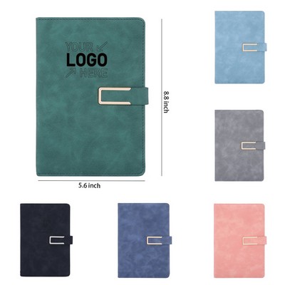 A5 Portable Sheepskin Business Notebook