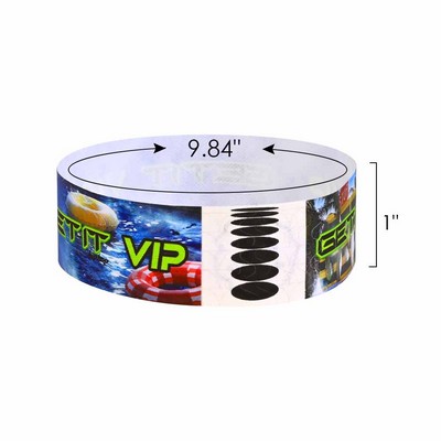Custom Solid Color Wristbands with Full Color Imprint