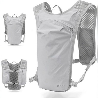 Breathable Cycling Running Hiking Hydration Backpack Sports Vest Lightweight Double Shoulder Design
