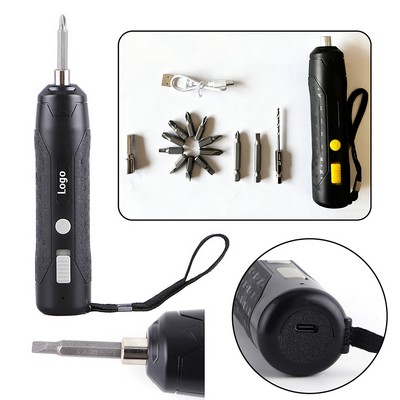 High Torque Cordless Electric Multiple Bits Screwdriver Set