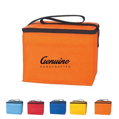 6-Can Insulated Picnic Cooler Bag