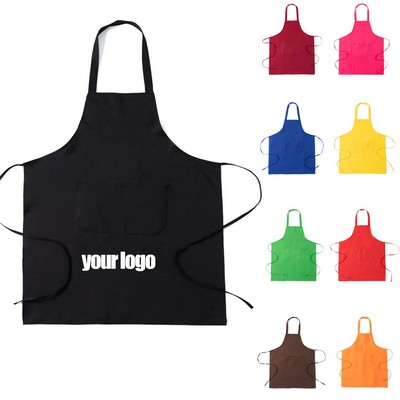 Kitchen Apron w/ Custom Imprint & Adjustable Strap 25.6" × 29.5"