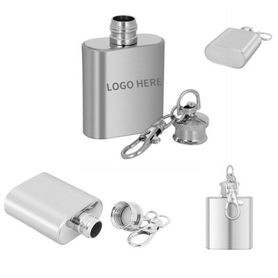 1 oz. Mini Flask Keyring