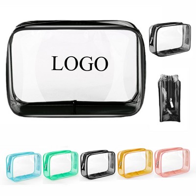 Pvc Clear Toiletries Travel Kit Bag