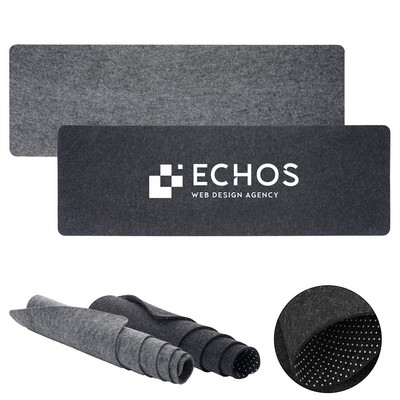 Large Felt Desk Mat For Mouse And Keyboard