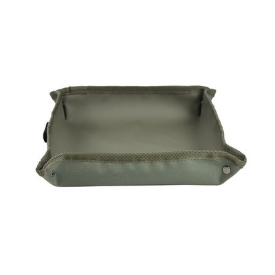 Camping Waterproof Collapsible Canvas Storage Dish