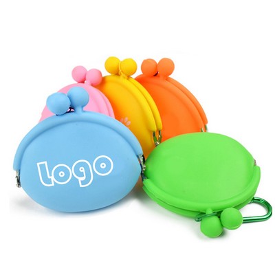 Portable Silicone Pet Snack Pouch with Buckle