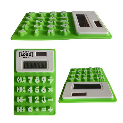 Foldable Silicone Calculator