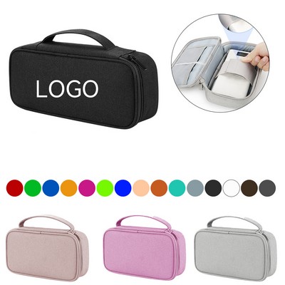 Portable Electronics Organizer Storage Bag
