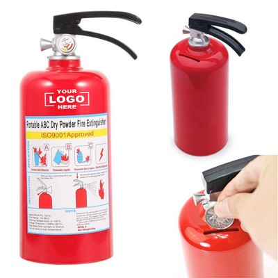 Fire Extinguisher Coin Bank