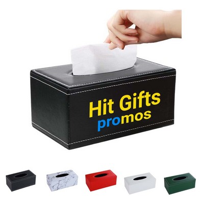 PU Leather Tissue Holder