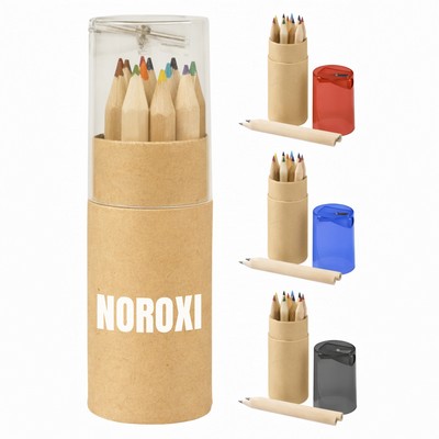 Colored Pencil Set w/ Sharpener