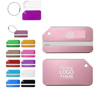 Aluminum Alloy Luggage Tag For Travel & Business