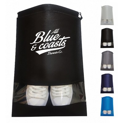 Non-Woven Drawstring Travel Shoe Bag