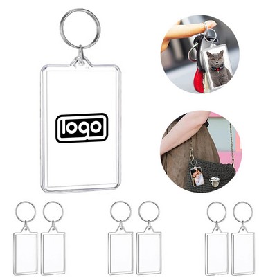 Photo Insert Blank Keyring