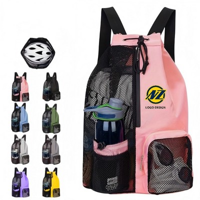 Ventilated Mesh Drawstring Backpack