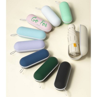 Mini Travel Sun Umbrella with Case
