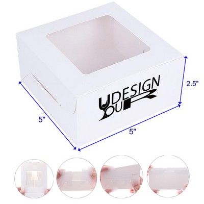 Candy Bakery Box with Clear Window