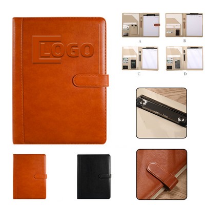 High Grade Contrast Leather Padfolio