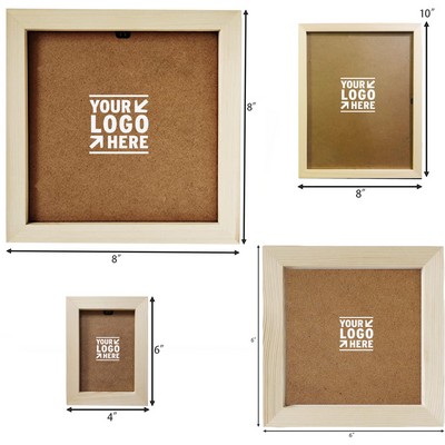 Engraved Wooden Photo Frame for Desktop Display
