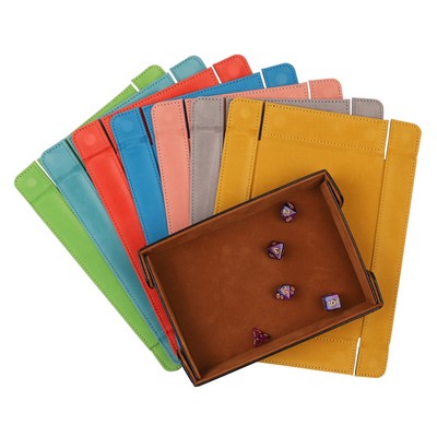 Waterproof Foldable Leather Magnetic Storage Tray
