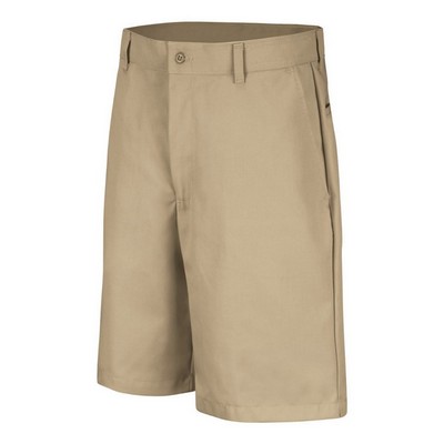 Red Kap Men's Extended Sizes Cotton Casual Plain Front Shorts - PC26EXT