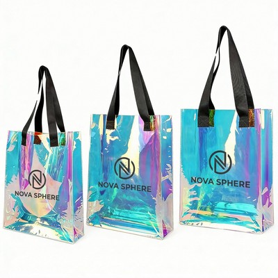 Promotional Tote Bag Iridescent PVC Hologram