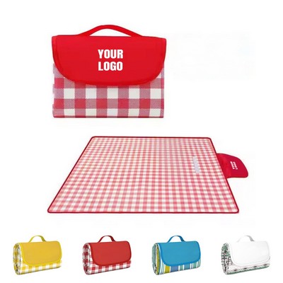 Waterproof Picnic Blanket – Custom Logo Foldable Outdoor Beach Mat