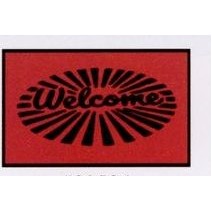Olefin Standard Design Personalized Carpet (Welcome) (Circle) (3'x4')