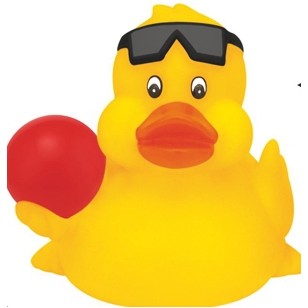 Rubber Dodge Ball Duck©
