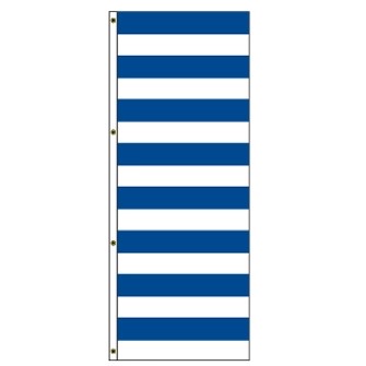 America Forever Free Flying Flag Drape (Blue/White Stripes)