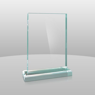 Jade Green Rectangular Award (8"x6"x2")