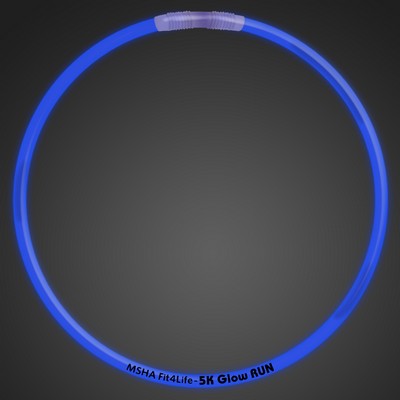 22" Blue Glow Necklace - BLANK