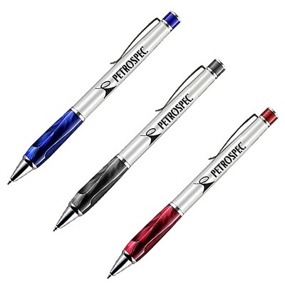 Ersilia Satin Chrome Finish Ballpoint Pen