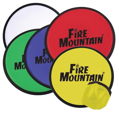 9 3/4" Nylon Flying Disc w/Pouch