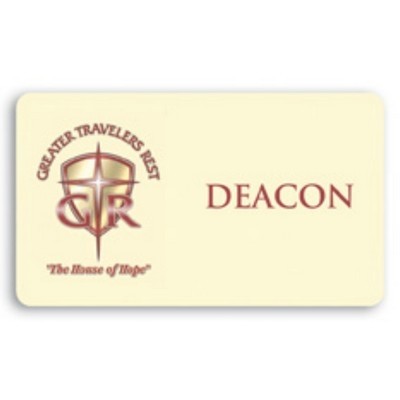 Full Color 50 Mil Name Badge Rectangle - No Personalization (1.75"x3")