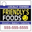 Key Tag Square (1 3/8"x 1 3/8") Full Color